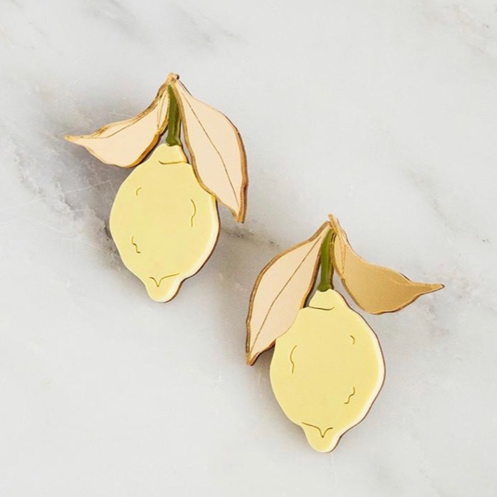Lemon earrings